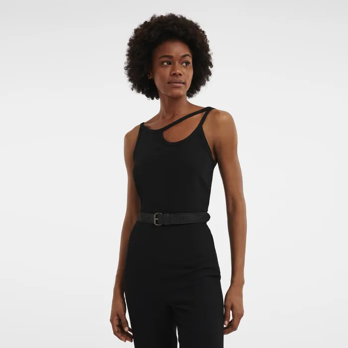 Women Le Pliage Xtra Ladie039s Belt Black Longchamp Belts