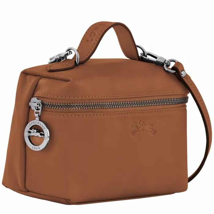 Women Le Pliage Xtra XS Vanity Cognac Longchamp Crossbody Bags