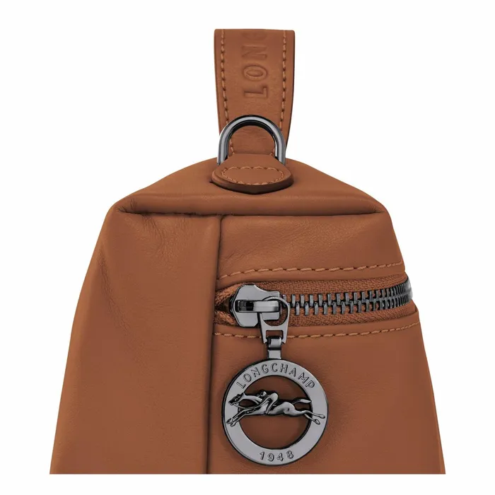 Women Le Pliage Xtra XS Vanity Cognac Longchamp Crossbody Bags