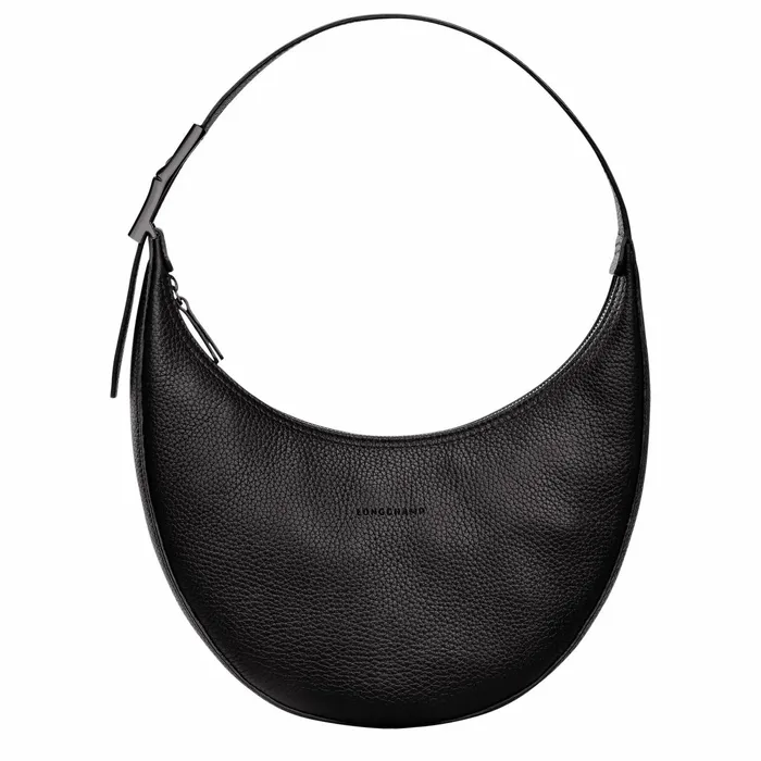 Women Le Roseau Essential M Hobo Bag Black Longchamp Shoulder Bags