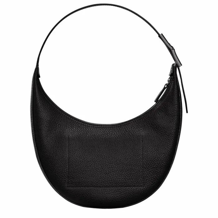 Women Le Roseau Essential M Hobo Bag Black Longchamp Shoulder Bags