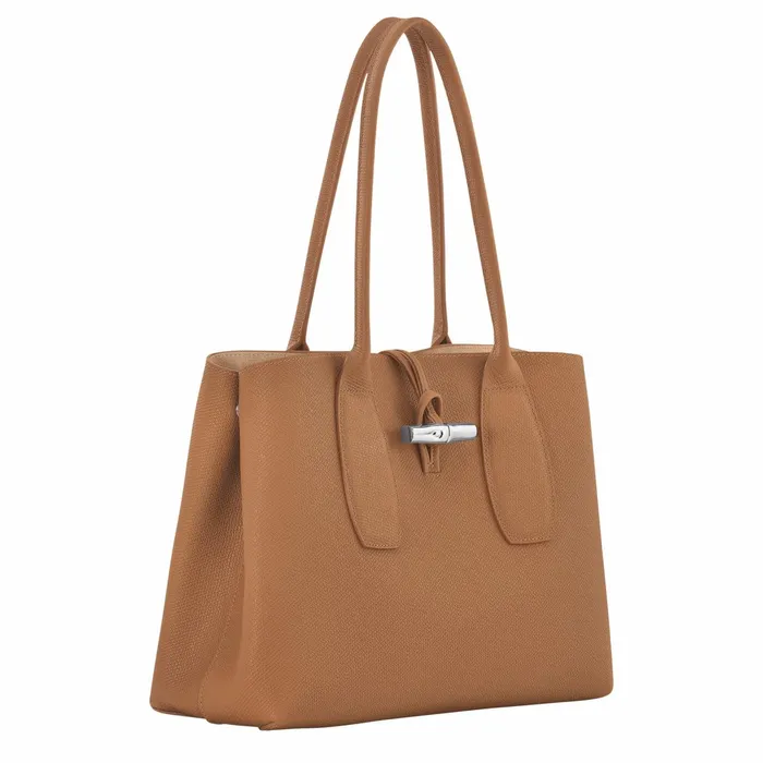 Women Le Roseau L Tote Bag Natural Longchamp Shoulder Bags
