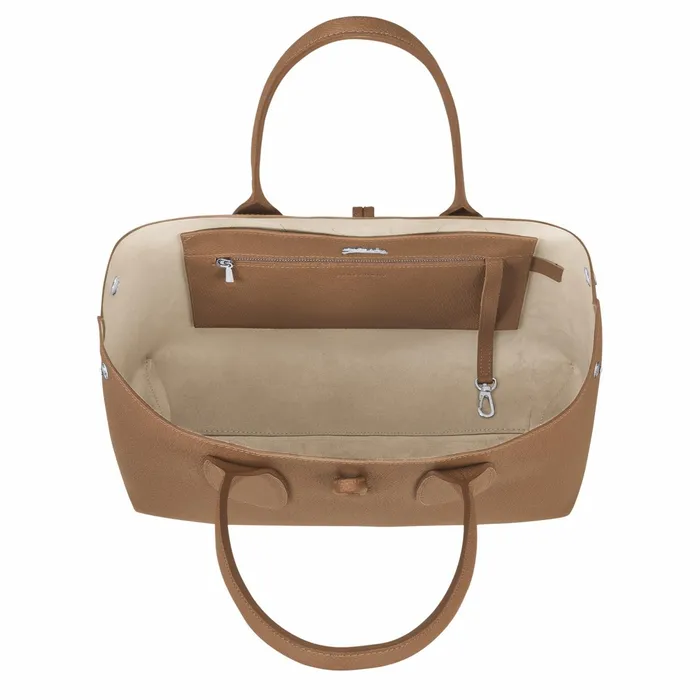Women Le Roseau L Tote Bag Natural Longchamp Shoulder Bags