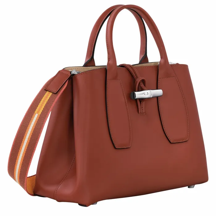 Women Le Roseau M Handbag Mahogany Longchamp Handbags
