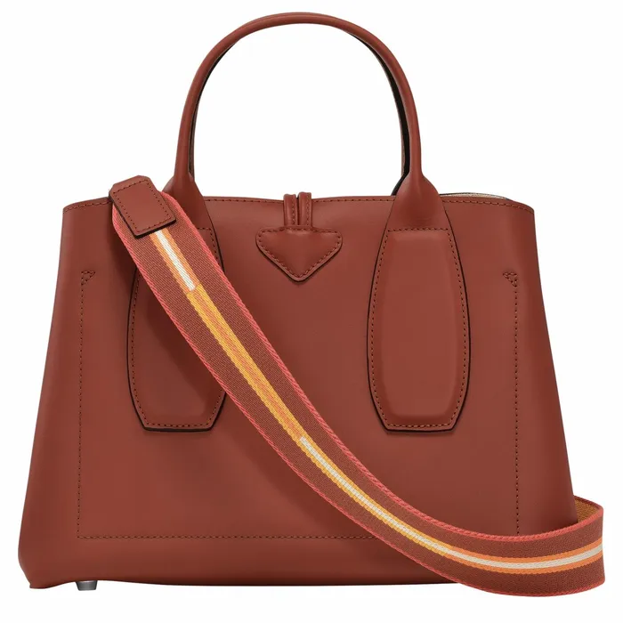 Women Le Roseau M Handbag Mahogany Longchamp Handbags