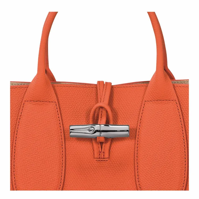 Women Le Roseau M Handbag Orange Longchamp Handbags