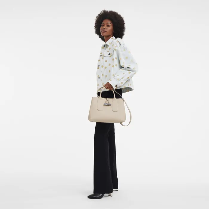 Women Le Roseau M Handbag Paper Longchamp Handbags
