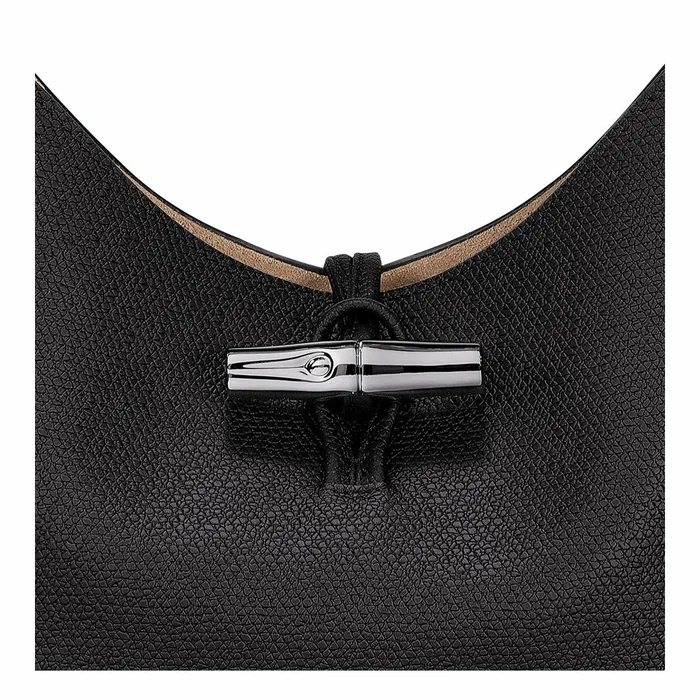 Women Le Roseau M Hobo Bag Black Longchamp Shoulder Bags