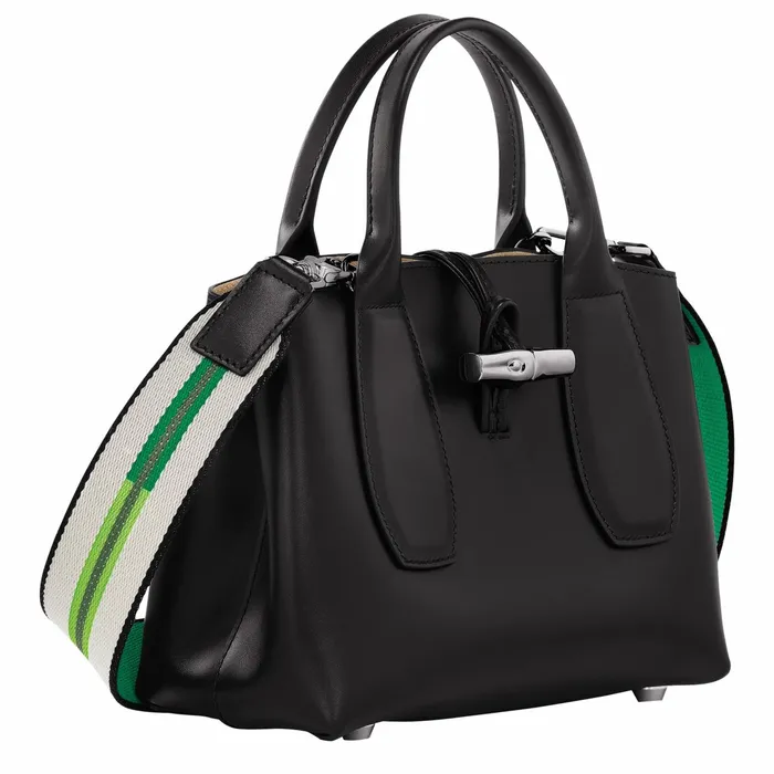 Women Le Roseau S Handbag Black Longchamp Handbags