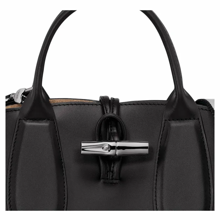 Women Le Roseau S Handbag Black Longchamp Handbags
