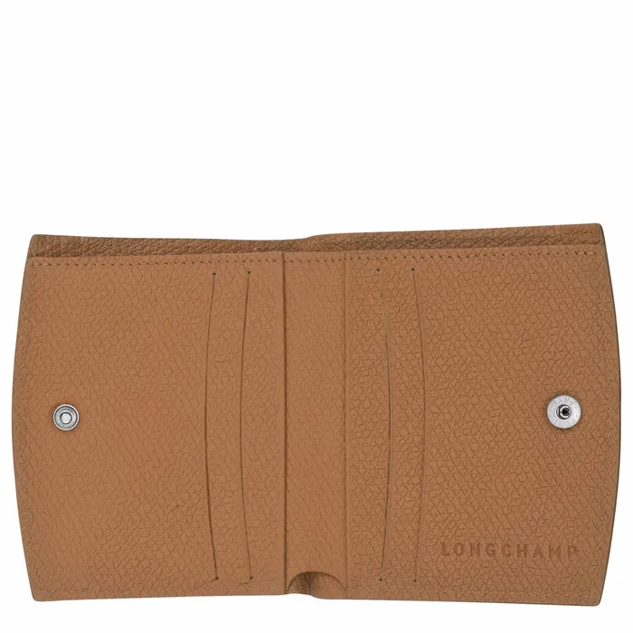 Women Le Roseau Wallet Natural Longchamp Leather Wallets