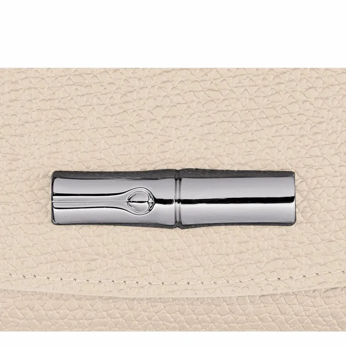 Women Le Roseau Wallet Paper Longchamp Leather Wallets