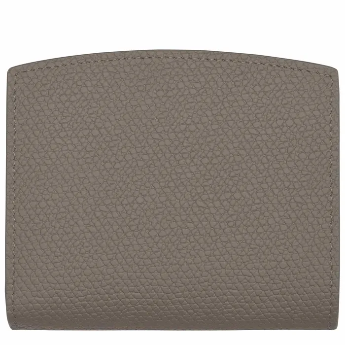 Women Le Roseau Wallet Turtledove Longchamp Leather Wallets