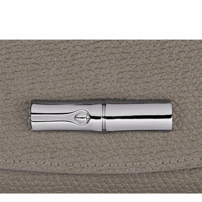 Women Le Roseau Wallet Turtledove Longchamp Leather Wallets