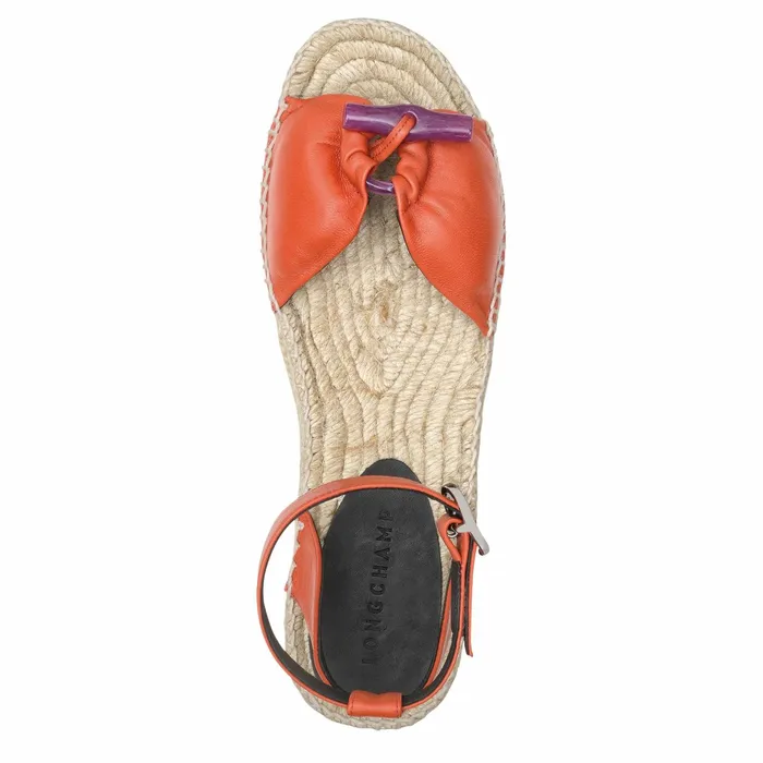 Women Le Roseau Wedge Espadrilles Sienna Longchamp Sandals