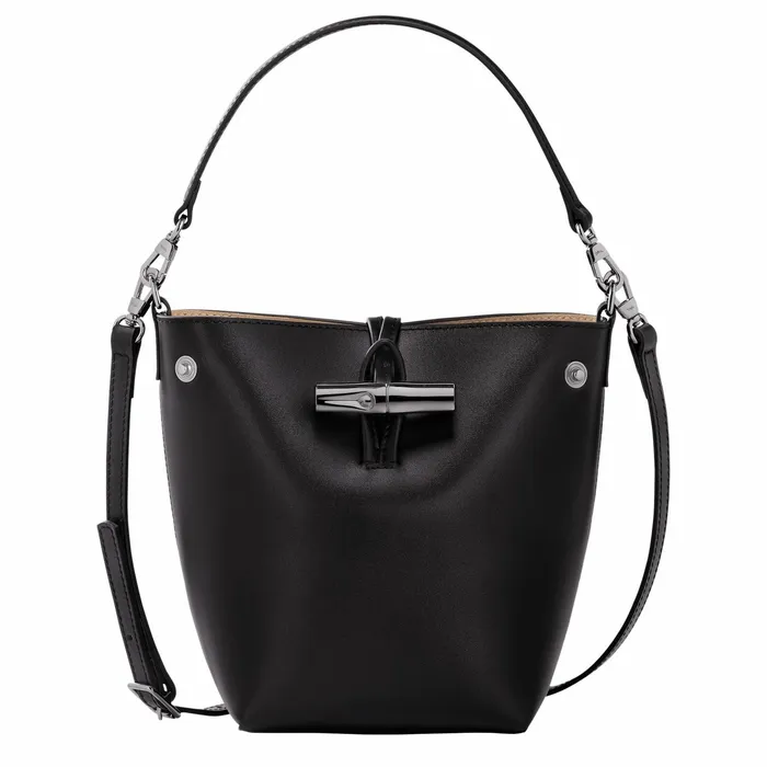 Women Le Roseau XS Bucket Bag Black Longchamp Crossbody Bags