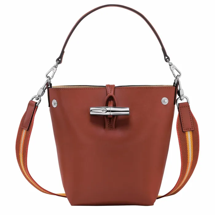 Women Le Roseau XS Bucket Bag Mahogany Longchamp Crossbody Bags