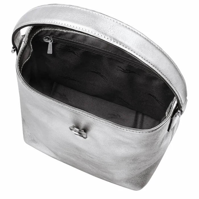 Women Le Roseau XS Bucket Bag Silver Longchamp Crossbody Bags