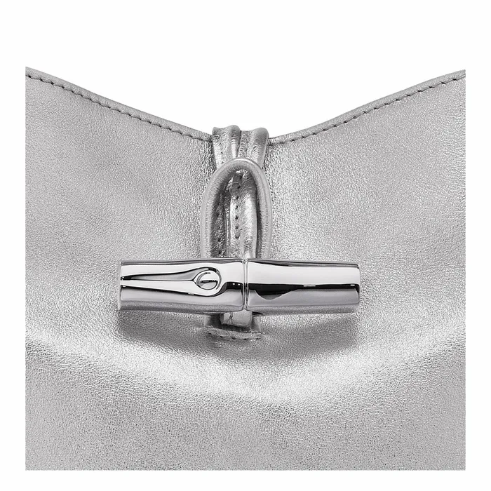 Women Le Roseau XS Bucket Bag Silver Longchamp Crossbody Bags