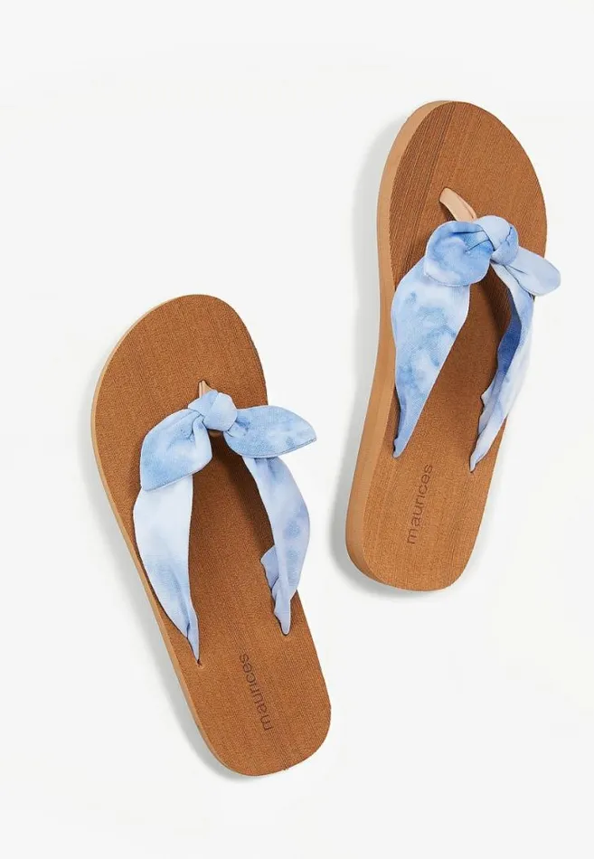 Women Leah Tie Dye Flip Flop Maurices Sandals