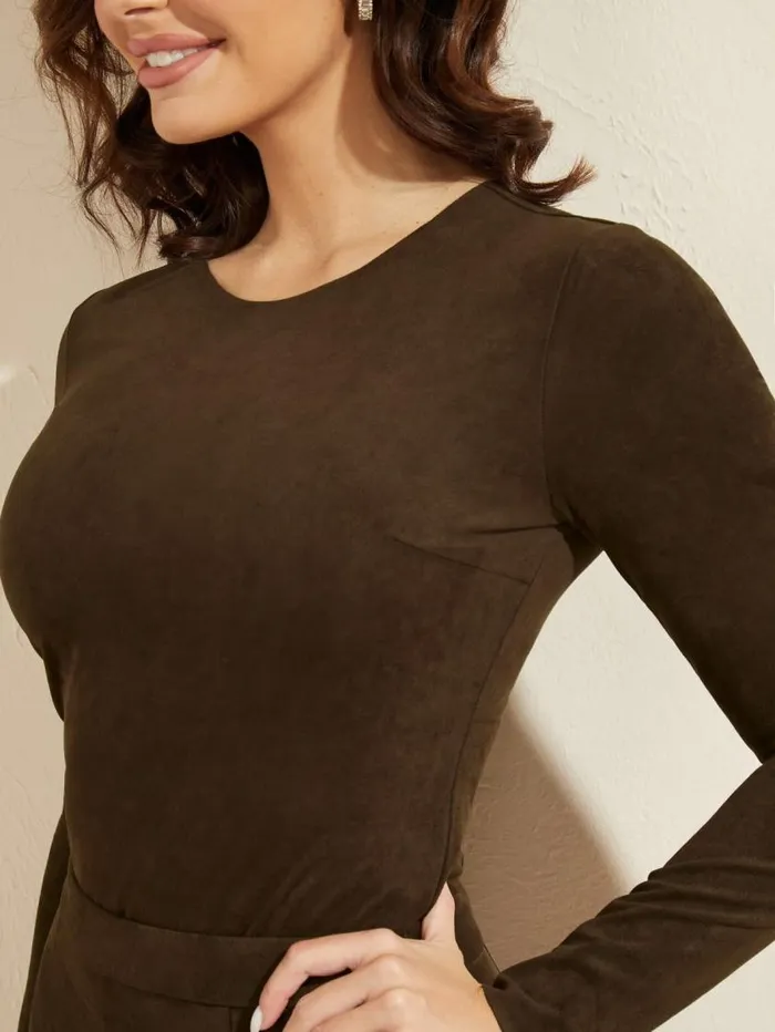 Women Leonie Bodysuit Burnt Wood Multi Marciano Tops And Sweaters Women Leonie Bodysuit Burnt Wood Multi Marciano Tops And Sweaters