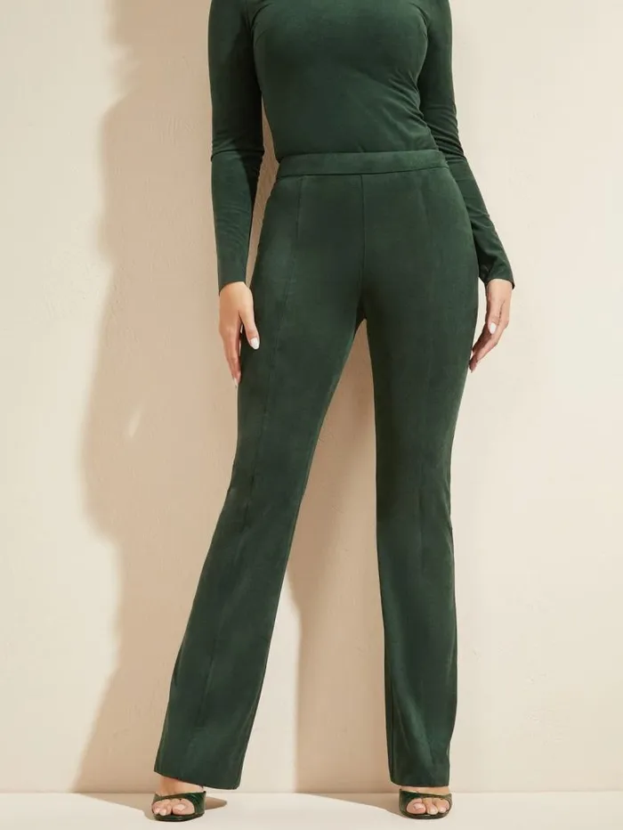 Women Leonie Pant Chenille Green Marciano Bottoms