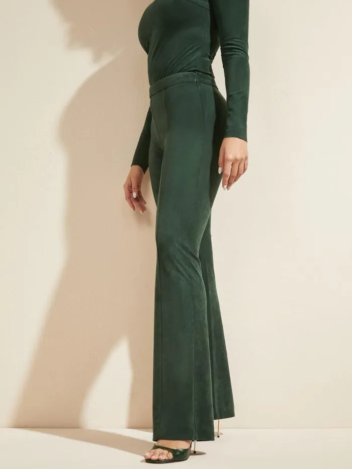 Women Leonie Pant Chenille Green Marciano Bottoms Women Leonie Pant Chenille Green Marciano Bottoms