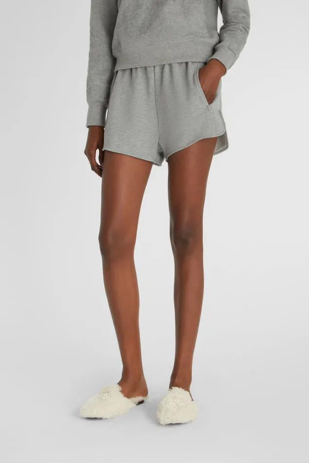 Women Life Homewear Ermanno Scervino Plush Shorts Grey