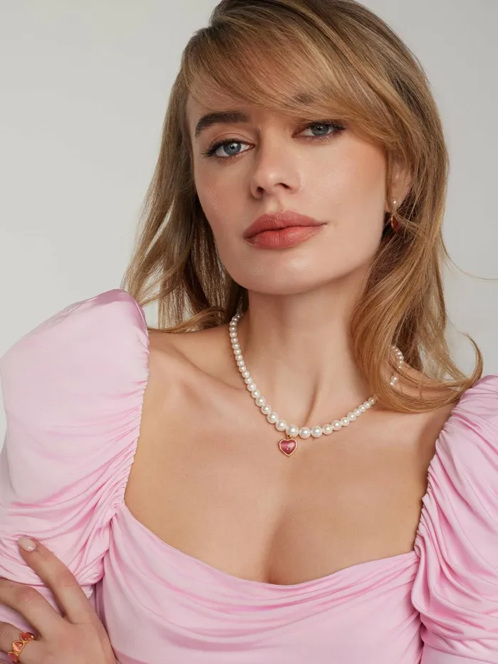 Women Lisette Heart Necklace Nana Jacqueline Necklaces