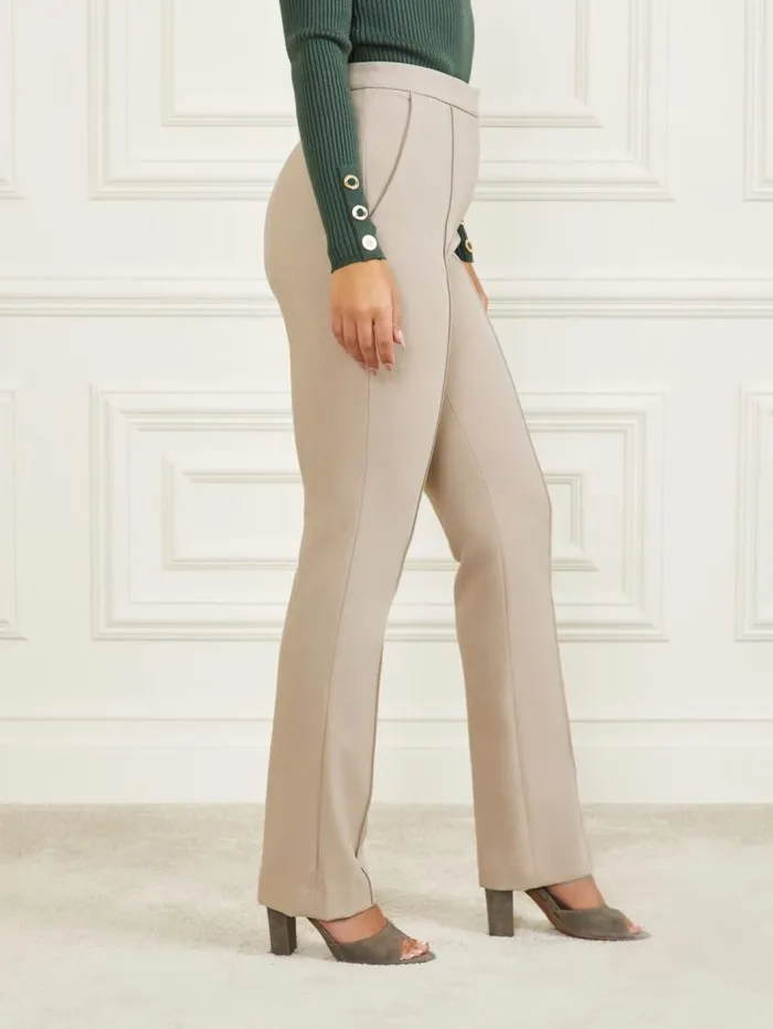 Women Logan Straight Leg Pant Natural Siena Marciano Bottoms Women Logan Straight Leg Pant Natural Siena Marciano Bottoms