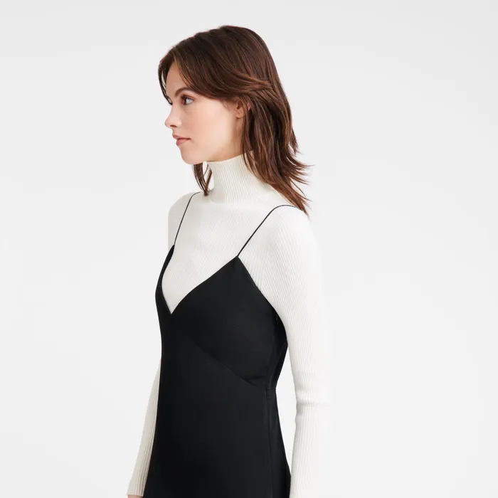 Women Long Dress Black Longchamp Dresses and Skirts