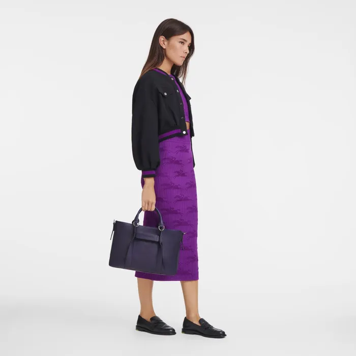 Women Longchamp 3D L Handbag Bilberry Longchamp Handbags