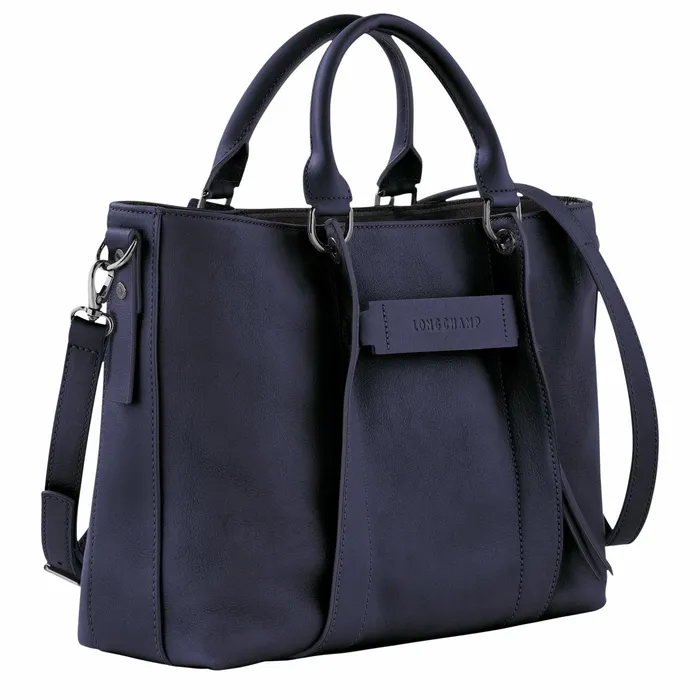 Women Longchamp 3D L Handbag Bilberry Longchamp Handbags
