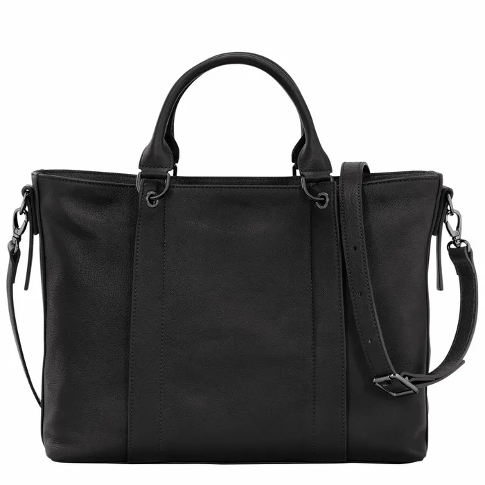 Women Longchamp 3D L Handbag Black Longchamp Handbags