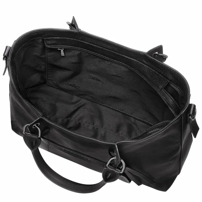 Women Longchamp 3D L Handbag Black Longchamp Handbags