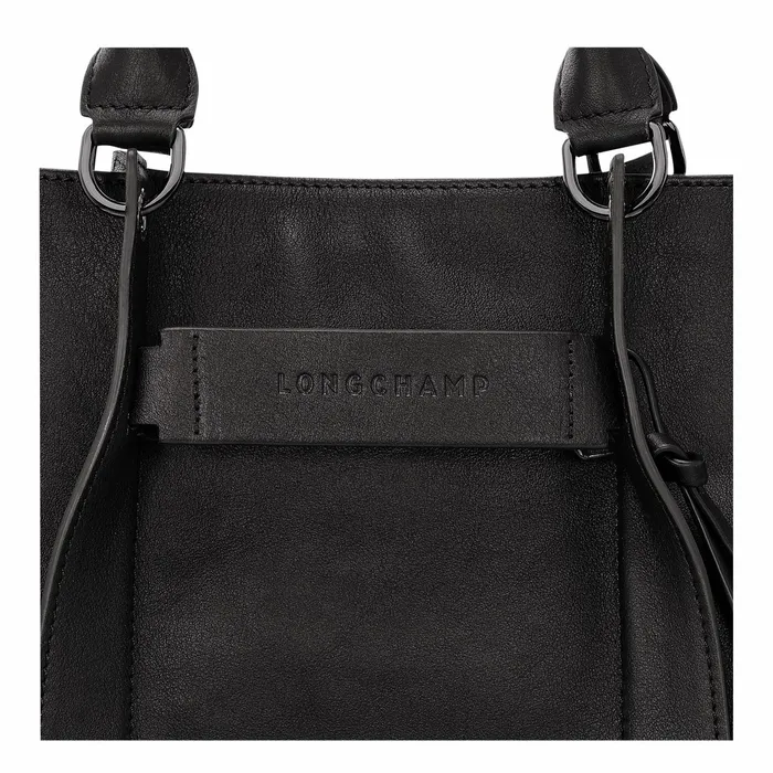 Women Longchamp 3D L Handbag Black Longchamp Handbags