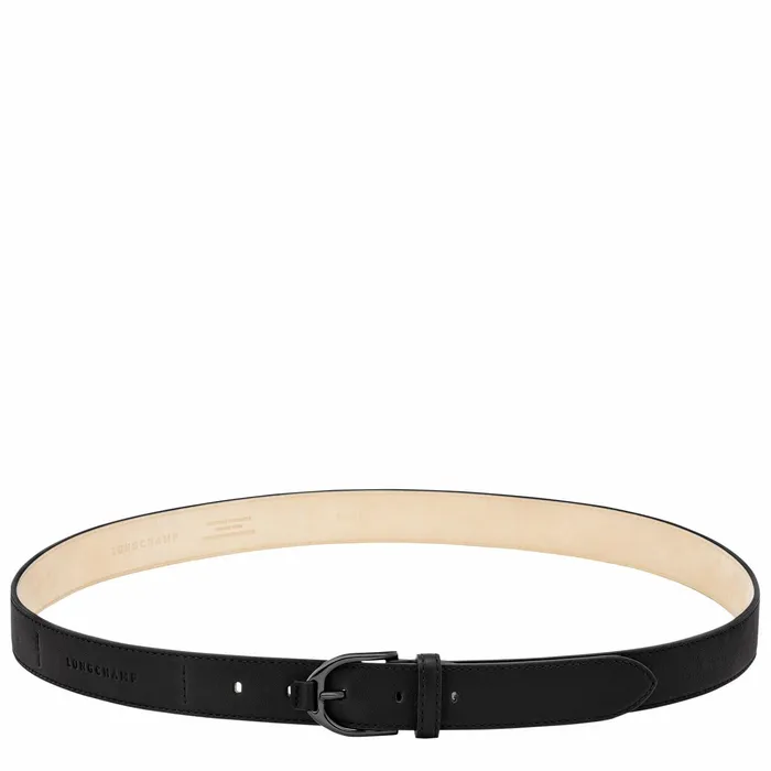 Women Longchamp 3D Ladies039 Belt Black Longchamp Belts