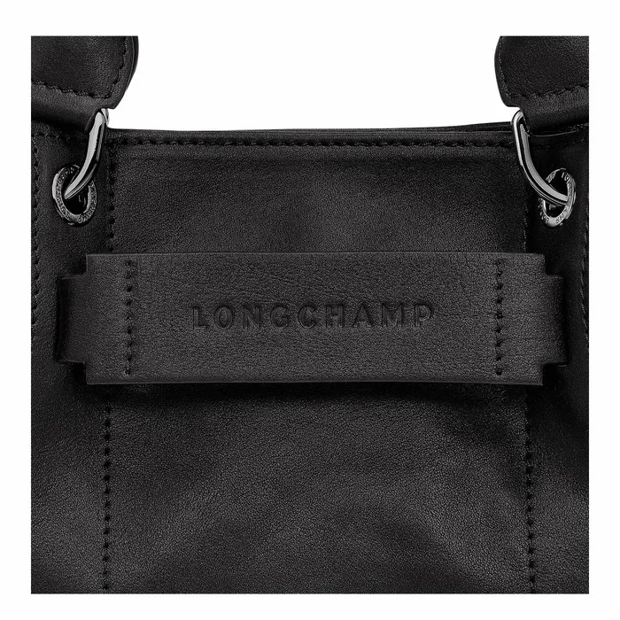 Women Longchamp 3D XS Handbag Black Longchamp Handbags