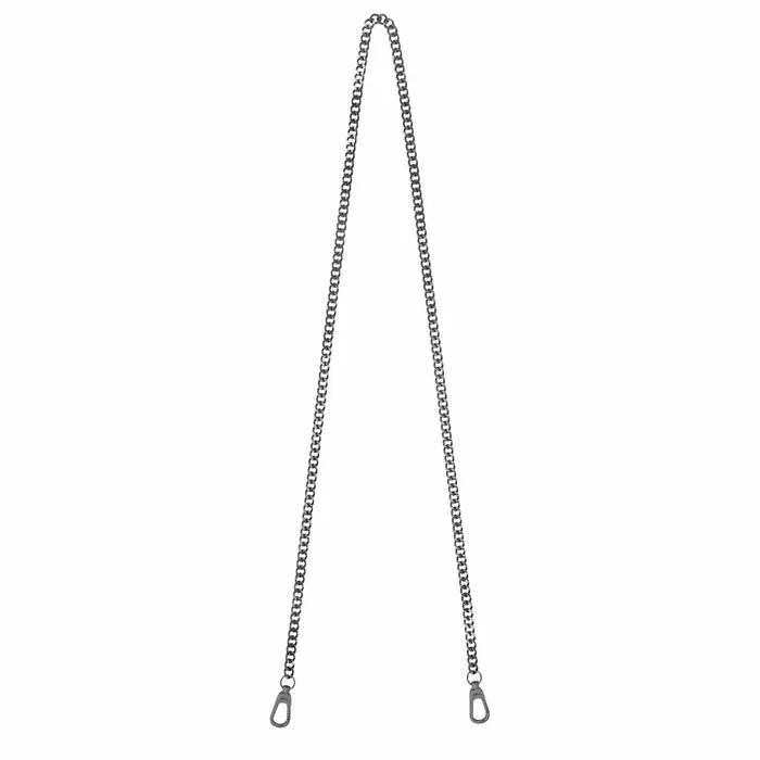 Women Longchamp Chane Shoulder Strap Black Metal Longchamp Shoulder Straps