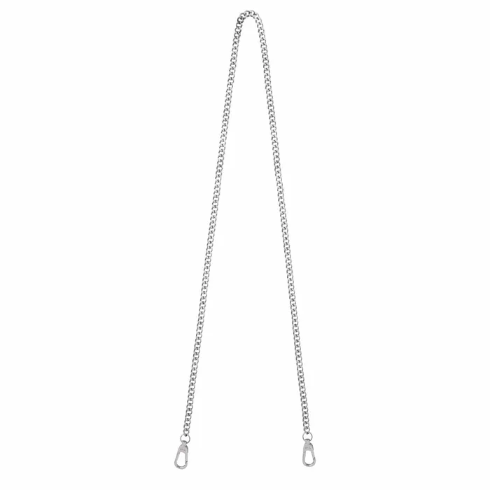 Women Longchamp Chane Shoulder Strap Silver Longchamp Shoulder Straps