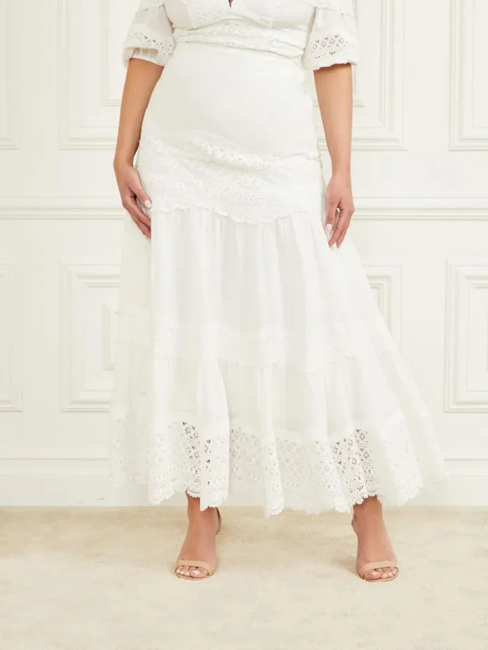 Women Lou Lou Maxi Skirt Pale Pearl Marciano Bottoms