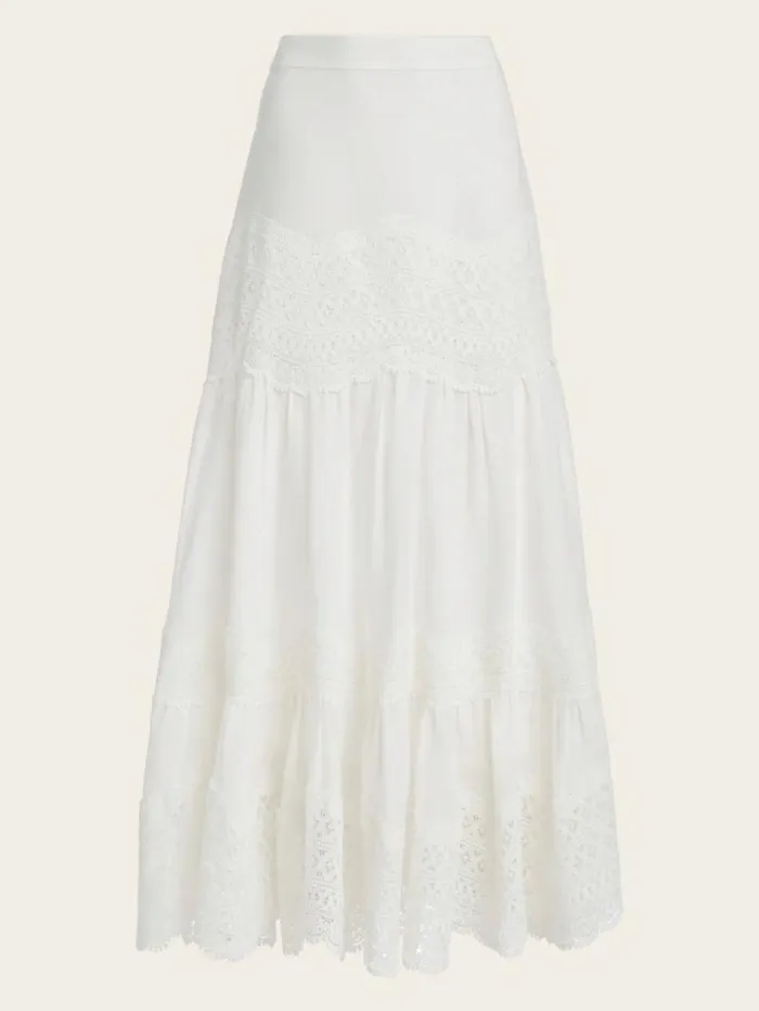 Women Lou Lou Maxi Skirt Pale Pearl Marciano Bottoms Women Lou Lou Maxi Skirt Pale Pearl Marciano Bottoms