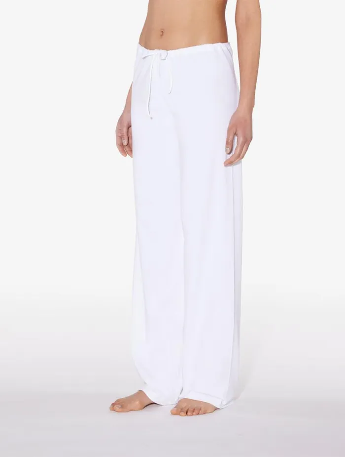 Women Loungewear La Perla White Cotton Trousers