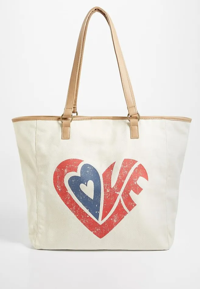 Women Love Heart Tote Bag Maurices Bags