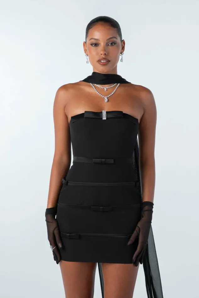 Women Lucie Bow Dress Nana Jacqueline Mini