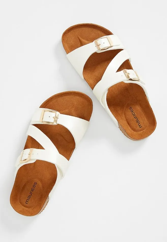 Women Lucy Buckle Slip On Sandal Maurices Sandals