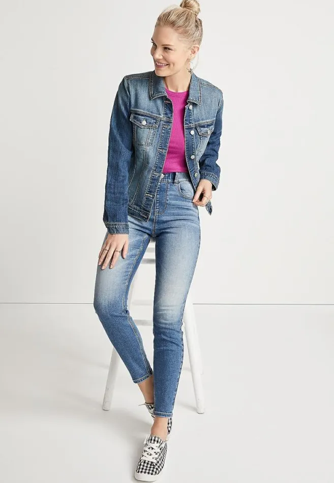 Women M Jeans By Maurices Cool Comfort Pull On Super High Rise Jegging Maurices Jeans