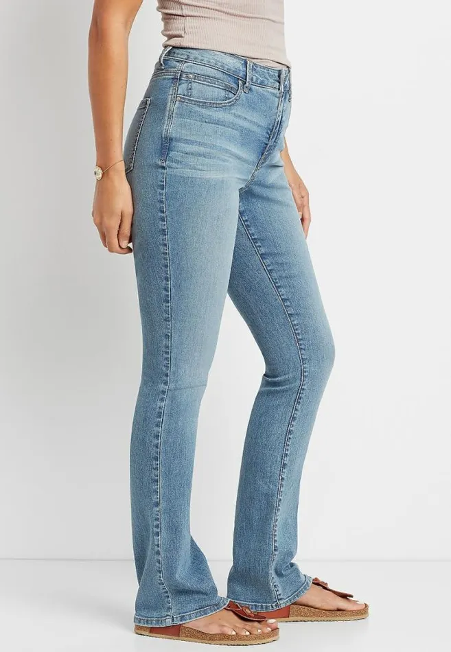 Women M Jeans By Maurices Everflex Baby Bootcut Curvy High Rise Jean Maurices Jeans