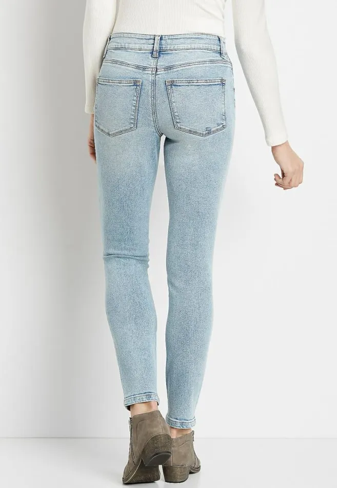 Women M Jeans By Maurices Vintage High Rise Ripped Jegging Maurices Jeans