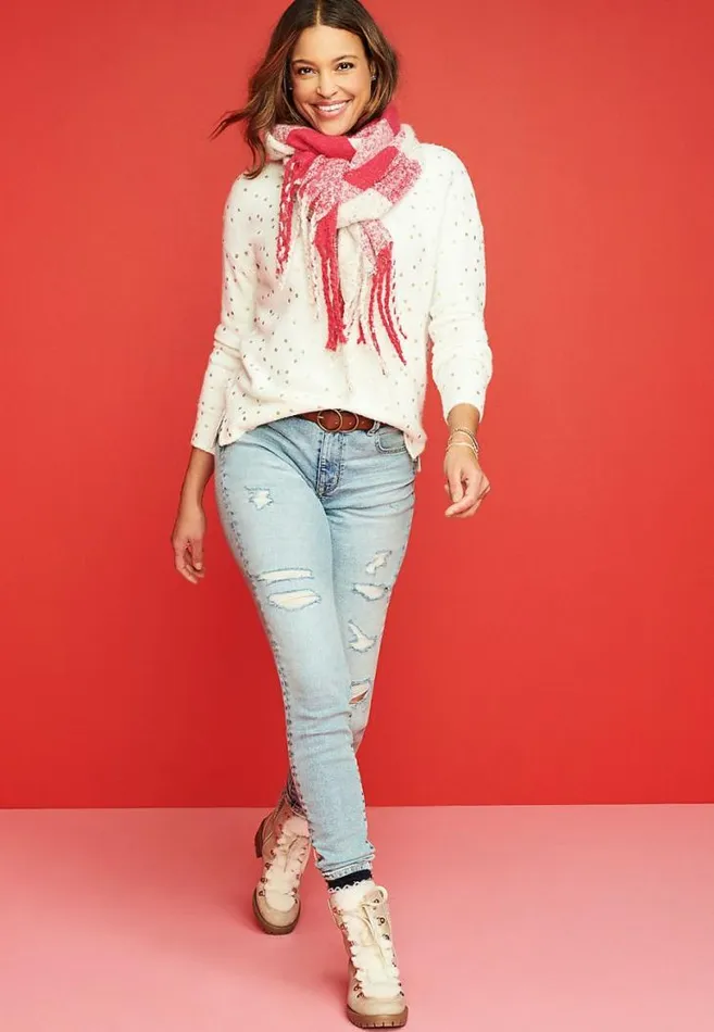 Women M Jeans By Maurices Vintage High Rise Ripped Jegging Maurices Jeans